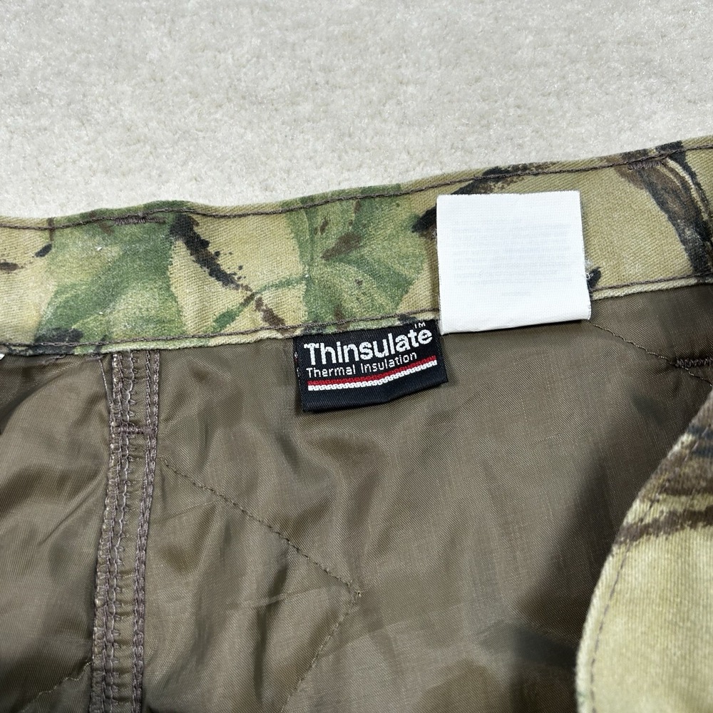 Vintage 90s Duxbak Camo Pants Mens 40x32 Realtree Lined Insulated Hunting - Picture 9 of 9